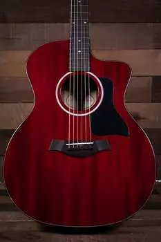 Акустическая гитара Taylor 224e Deluxe Limited, Trans Red