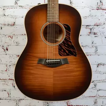Акустическая гитара Taylor American Dream AD27E - Acoustic Electric Guitar - Flame Top - Woodesmoke - w/ AeroCase - x3091