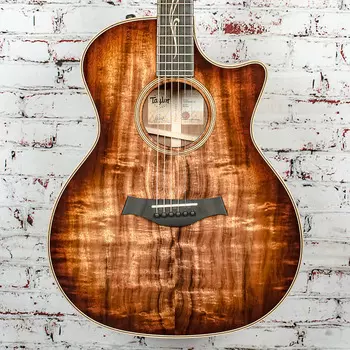 Акустическая гитара Taylor - K24ce - V-Class Grand Auditorium - Acoustic-Electric Guitar - Shaded Edge Burst - w/ Hardshell Case - x3118