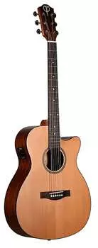 Акустическая гитара Teton STG105CENT 105 Series Grand Concert Solid Cedar Top Mahogany Neck 6-String Acoustic-Electric Guitar w/Hard Case