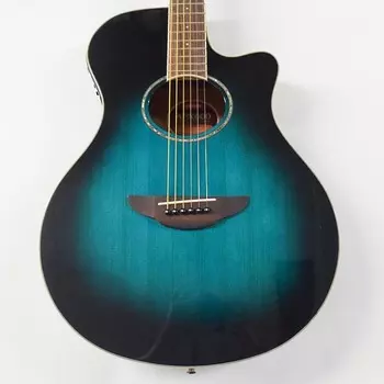 Акустическая гитара Yamaha APX600 Thin-line Cutaway - Oriental Blue Burst