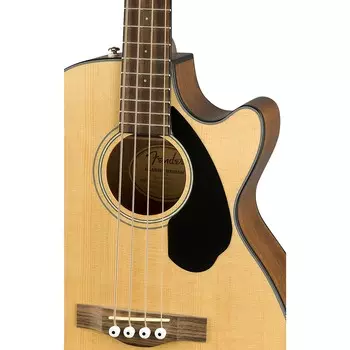 Акустически-электрическая бас-гитара Fender CB-60SCE Natural