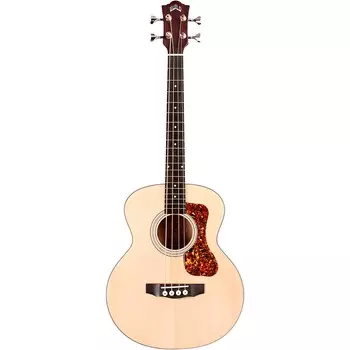 Акустически-электрическая бас-гитара Guild Jumbo Junior Flame Maple