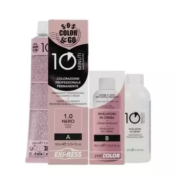 ALAMA SOS Color&Go Перманентная краска черного цвета
