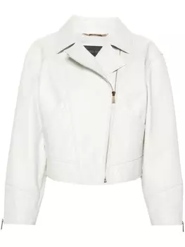 Alberta Ferretti байкерская куртка, белый
