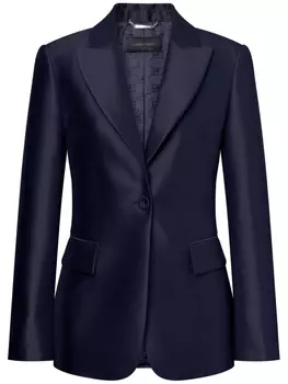 Alberta Ferretti блейзер Mikado, синий