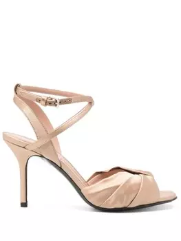 Alberta Ferretti босоножки Evening 85, серый