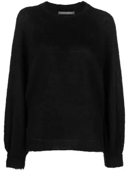Alberta Ferretti фактурный джемпер, черный