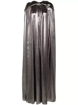 Alberta Ferretti кейп с капюшоном, золотой
