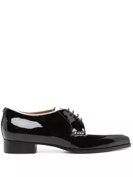 Alberta Ferretti лакированные броги, черный