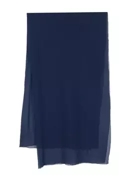Alberta Ferretti легкий шелковый платок, синий