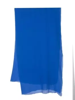 Alberta Ferretti легкий шелковый платок, синий