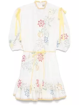 ALEMAIS платье мини Olivia, белый