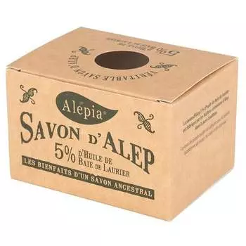 Алепия, Мыло Алеппо 5%, 190 г, Alepia