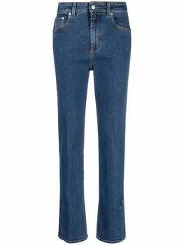Alexander McQueen прямые джинсы, синий