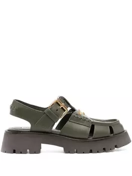 Alexander Wang босоножки Carter, зеленый