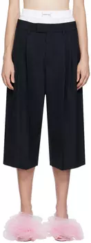 Alexander Wang Черные многослойные брюки
