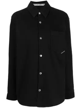 Alexander Wang джинсовая рубашка, черный