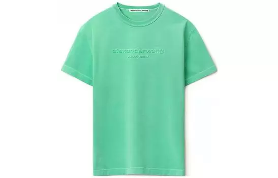 Alexander Wang Футболка унисекс зеленые