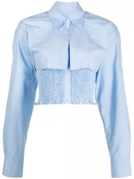 Alexander Wang многослойная рубашка, синий
