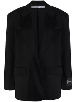 Alexander Wang однобортный блейзер, черный