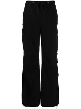 Alexander Wang прямые брюки карго, черный