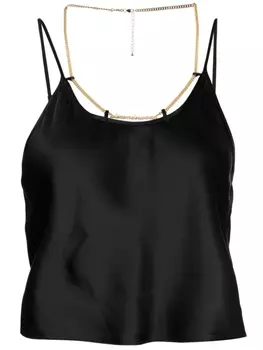 Alexander Wang топ с цепочкой, черный