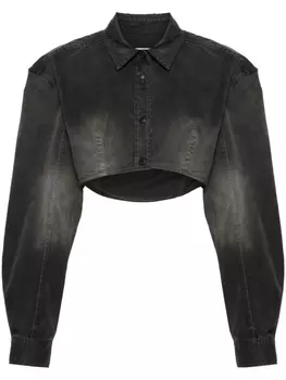 Alexander Wang укороченная рубашка, серый