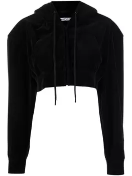 Alexander Wang укороченное худи, черный