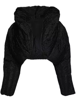 Alexander Wang укороченный пуховик, черный