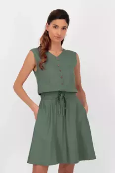 Alife & Kickin летнее платье "ScarlettAK A Sleeveless Dress женское летнее платье, платье", цвет Sage Leaf