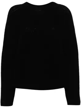 Allude джемпер с круглым вырезом, черный
