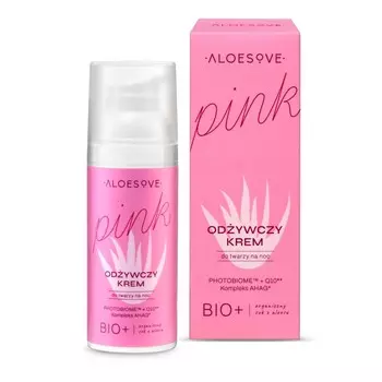 Aloesove Pink, Питательный ночной крем для лица, 50 мл