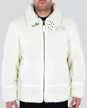 Куртка Alpha Industries B3 Teddy, белая