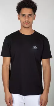 Футболка Alpha Industries Backprint Reflective, черная