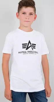 Alpha Industries Basic Детская футболка, белый