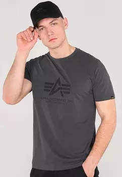 Alpha Industries Basic Футболка, темно-серый