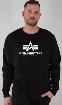 Alpha Industries Basic OS пуловер, черный