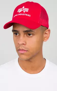 Alpha Industries Basic Trucker Колпачок, красный