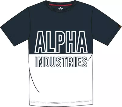 Alpha Industries Block Футболка, темно-синий
