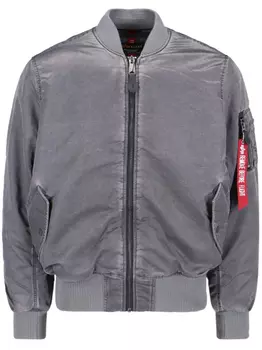 Alpha Industries бомбер MA-1, серый