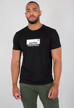 Alpha Industries Box Logo Футболка, черный