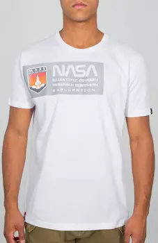 Alpha Industries Mars Reflective Футболка, белый