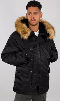 Куртка Alpha Industries N-3B, размер XXL, черная