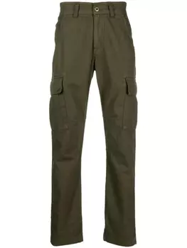 Alpha Industries прямые брюки карго, зеленый
