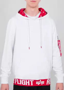 Alpha Industries RBF Rib Балахон, белый