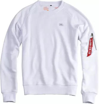 Толстовка Alpha Industries X-Fit, белая