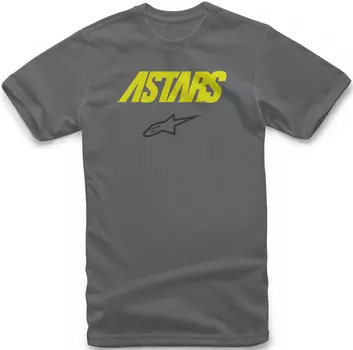 Футболка Alpinestars Angle Combo, серо-желтая