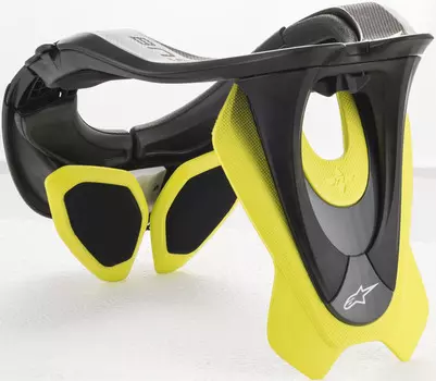 Защита Alpinestars BNS Tech-2 шеи, черно-желтая