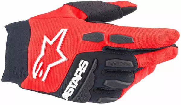 Alpinestars Freeride Велосипедные перчатки, красный/белый